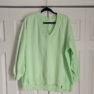 Aerie Vacay Every Day V Neck Sweatshirt